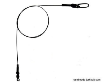 Piketime Premium 1x1 Titanium Vorfach 50 lbs 40 cm SLS