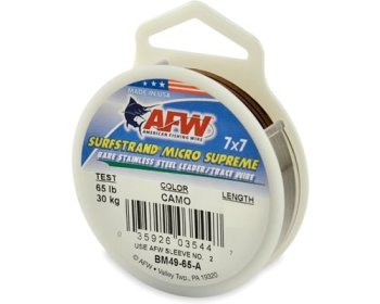 AFW Surfstrand Micro Supreme 7x7 Stainless Steel 65 lbs