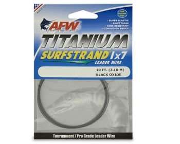 AFW Titanium Surfstrand 1x7 Leader Wire 15 lbs 3,1 m