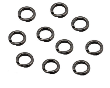 AFW Mighty Mini Split Rings Gr. 1  11 kg Black / ab 10 St.