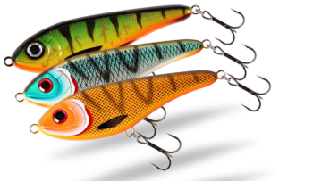 Strike Pro Buster Jerk Shallow 15cm Floating in verschiedenen Dekoren mit Drillingen