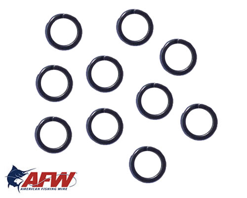 Edelstahl 10 Stück Sebile Split Rings 3,5 mm 20 lbs