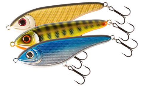 Strike Pro Buster Jerk II 12cm Slow Sinking in verschiedenen Dekoren mit Drillingen