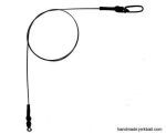 Piketime Premium 1x1 Titanium Vorfach 32 lbs 40 cm SLS